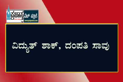 ವಿದ್ಯುತ್ ತಂತಿ ತುಳಿದು ದಂಪತಿ ಸಾವು