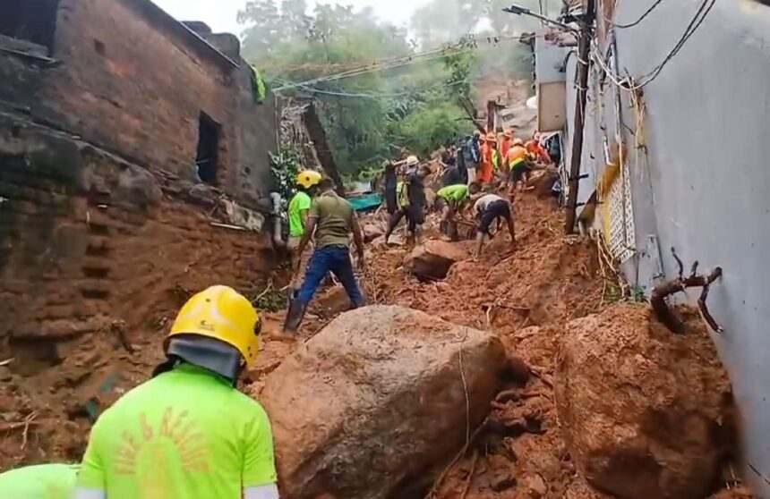 ಫಂಗಲ್ ಚಂಡಮಾರುತ: ಭೂಕುಸಿತ, ಅವಶೇಷಗಳಡಿ ಸಿಲುಕಿದ 7 ಜನರು