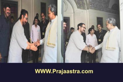 ಸಿಎಂ ಸಿದ್ದರಾಮಯ್ಯ-ನಟ ಆಮೀರ್ ಖಾನ್ ಆಕಸ್ಮಿಕ ಭೇಟಿ