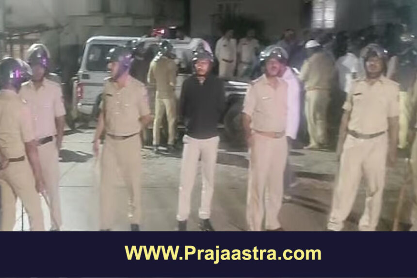 ಗಣೇಶ ಪ್ರತಿಷ್ಠಾಪನೆ ಸ್ಥಳದಲ್ಲಿ ಆಕ್ಷೇಪಾರ್ಹ ಚಿತ್ರ, ಬಿಗುವಿನ ವಾತಾವರಣ