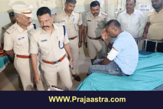 ಮಂಡ್ಯ: ಕಳ್ಳತನ ಹಾಗೂ ಕೊಲೆ ಆರೋಪಿ ಕಾಲಿಗೆ ಗುಂಡೇಟು
