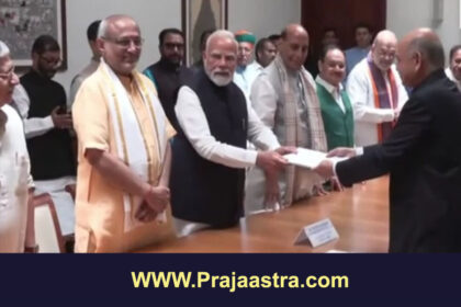 ಉಪ ರಾಷ್ಟ್ರಪತಿ ಚುನಾವಣೆ: ಎನ್ ಡಿಎ ಮೈತ್ರಿಕೂಟದ ಅಭ್ಯರ್ಥಿ ನಾಮಪತ್ರ ಸಲ್ಲಿಕೆ