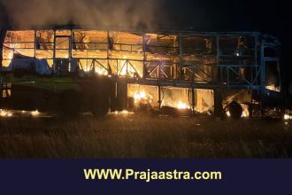 ಕರ್ನೂಲ್: ಬಸ್ ಗೆ ಬೆಂಕಿ, 15 ಪ್ರಯಾಣಿಕರ ಸಾವು!