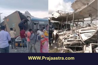 ಭೀಕರ ಬಸ್ ಅಪಘಾತ, 19 ಜನರ ಸಾವು