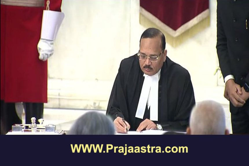 ಸಿಜೆಐ ಆಗಿ ಸೂರ್ಯಕಾಂತ್ ಪ್ರಮಾಣ ವಚನ