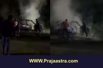 ಚಲಿಸುತ್ತಿದ್ದ ಆಂಬ್ಯುಲೆನ್ಸ್ ನಲ್ಲಿ ಬೆಂಕಿ, ಶಿಶು ಸೇರಿ ನಾಲ್ವರ ಸಾವು