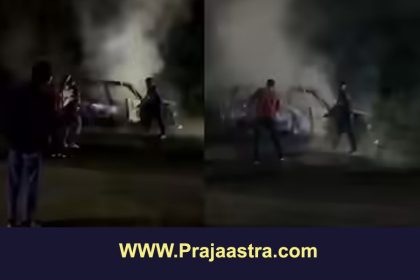 ಚಲಿಸುತ್ತಿದ್ದ ಆಂಬ್ಯುಲೆನ್ಸ್ ನಲ್ಲಿ ಬೆಂಕಿ, ಶಿಶು ಸೇರಿ ನಾಲ್ವರ ಸಾವು