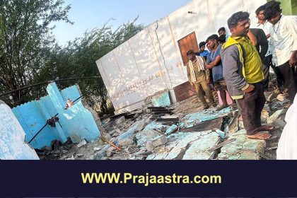 ಸಿಲಿಂಡರ್ ಸ್ಫೋಟ: ಮನೆ ಛಿದ್ರ, 7 ಜನರಿಗೆ ಗಾಯ