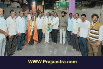 550 ವಚನ ಕಂಠಪಾಠ ಮಾಡಿದ ಎಂ.ಜಿ ತಳವಾರಗೆ ಸನ್ಮಾನ