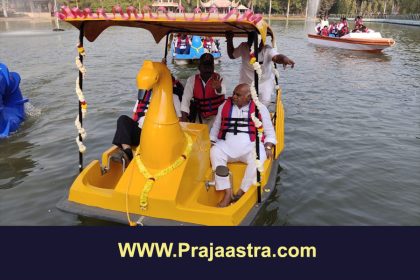 ಆಲಮಟ್ಟಿಯಲ್ಲಿ ದೋಣಿ ವಿಹಾರಕ್ಕೆ ಚಾಲನೆ ನೀಡಿದ ಸಚಿವ ಶಿವಾನಂದ ಪಾಟೀಲ