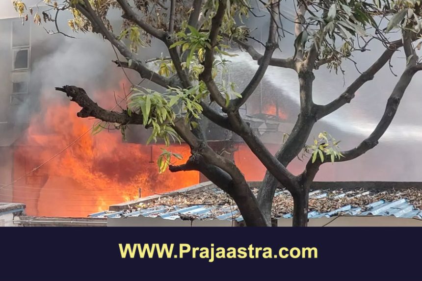 ಹೈದ್ರಾಬಾದ್: ಬೆಂಕಿ ಅನಾಹುತ, ಇಬ್ಬರು ಮಕ್ಕಳು ಸೇರಿ ಐವರ ಮೃತ್ಯು