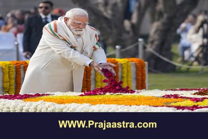 ಮಹಾತ್ಮ ಗಾಂಧೀಜಿ ಪುಣ್ಯತಿಥಿ: ರಾಷ್ಟ್ರಪತಿ, ಪ್ರಧಾನಿ ಸೇರಿ ಗಣ್ಯರ ನಮನ