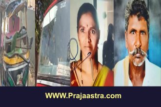 ಭೀಕರ ಅಪಘಾತ: ಗರ್ಭಿಣಿ ಸೇರಿ ಇಬ್ಬರ ಸಾವು, 14 ಜನರಿಗೆ ಗಾಯ