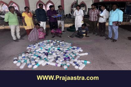 ರಾಯಚೂರು: 130 ಲೀಟರ್ ಕಲಬೆರಿಕೆ ಸೇಂದಿ ವಶ