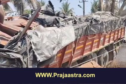 ಮರಕ್ಕೆ ಲಾರಿ ಡಿಕ್ಕಿ, ಇಬ್ಬರ ಸಾವು