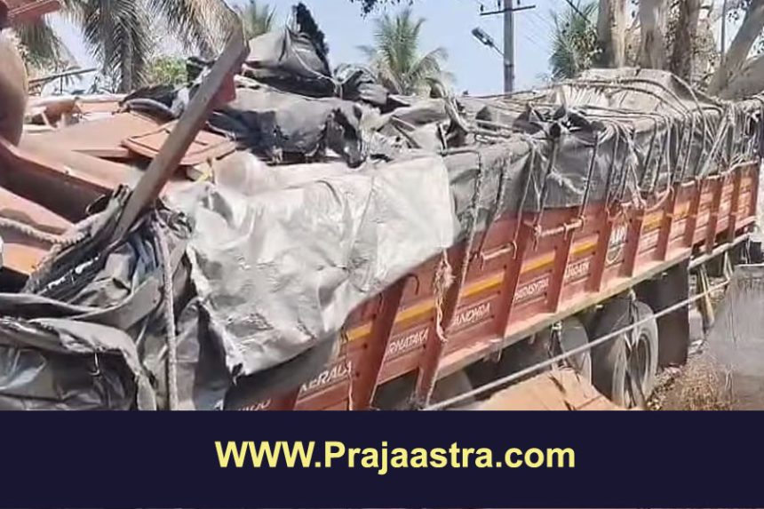 ಮರಕ್ಕೆ ಲಾರಿ ಡಿಕ್ಕಿ, ಇಬ್ಬರ ಸಾವು