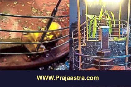 ಹಾವೇರಿ: ಗಾಂಧಿ ಮೂರ್ತಿ ಧ್ವಂಸ, ಆರೋಪಿ ಬಂಧನ